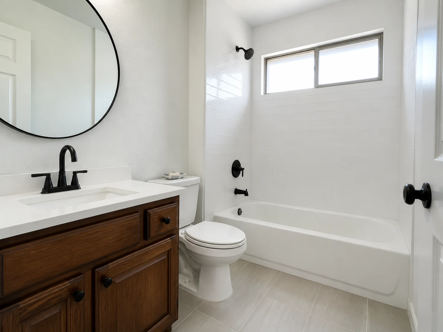 Completed bathroom presentation remaster