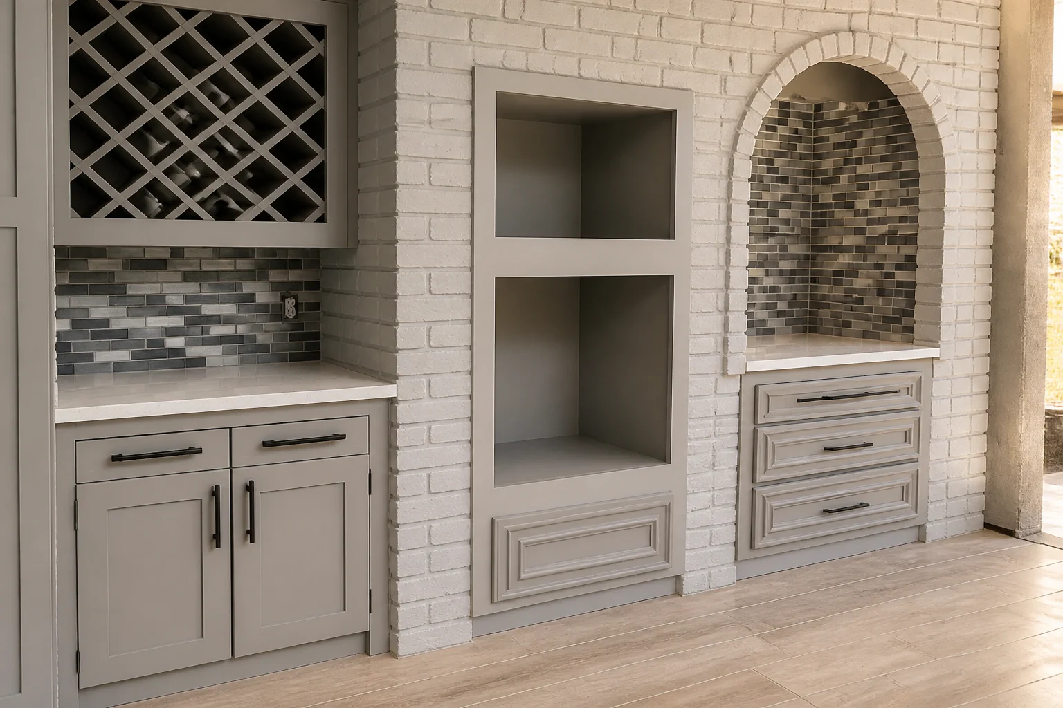 Outdoor kitchen presentation remaster